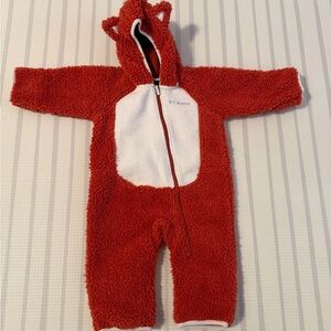 Columbia Sportswear Foxy Baby Sherpa Baby Bunting Suit in 6-12mo size